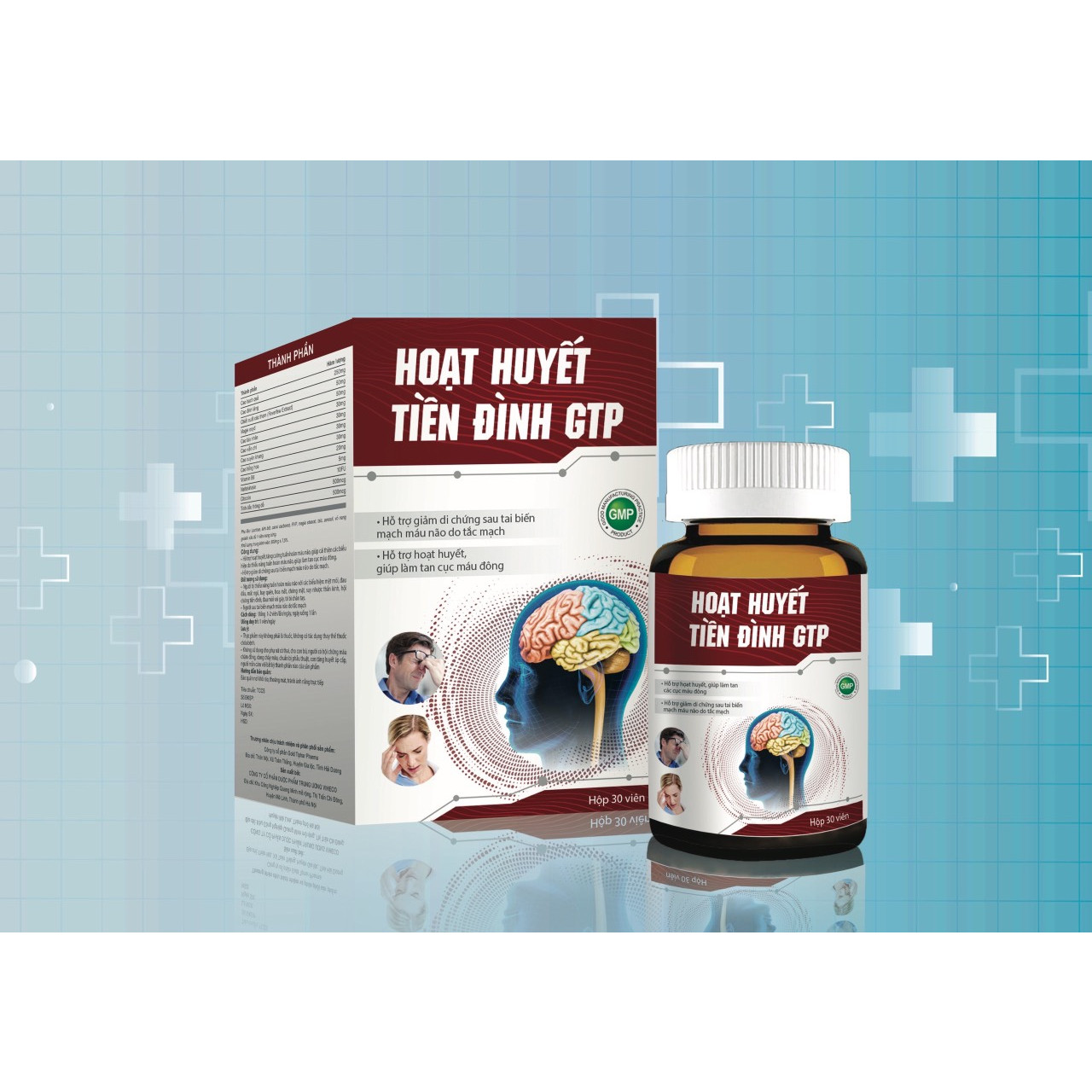 Viên uống Hoạt Huyết Tiền Đình GTP 30 viên
