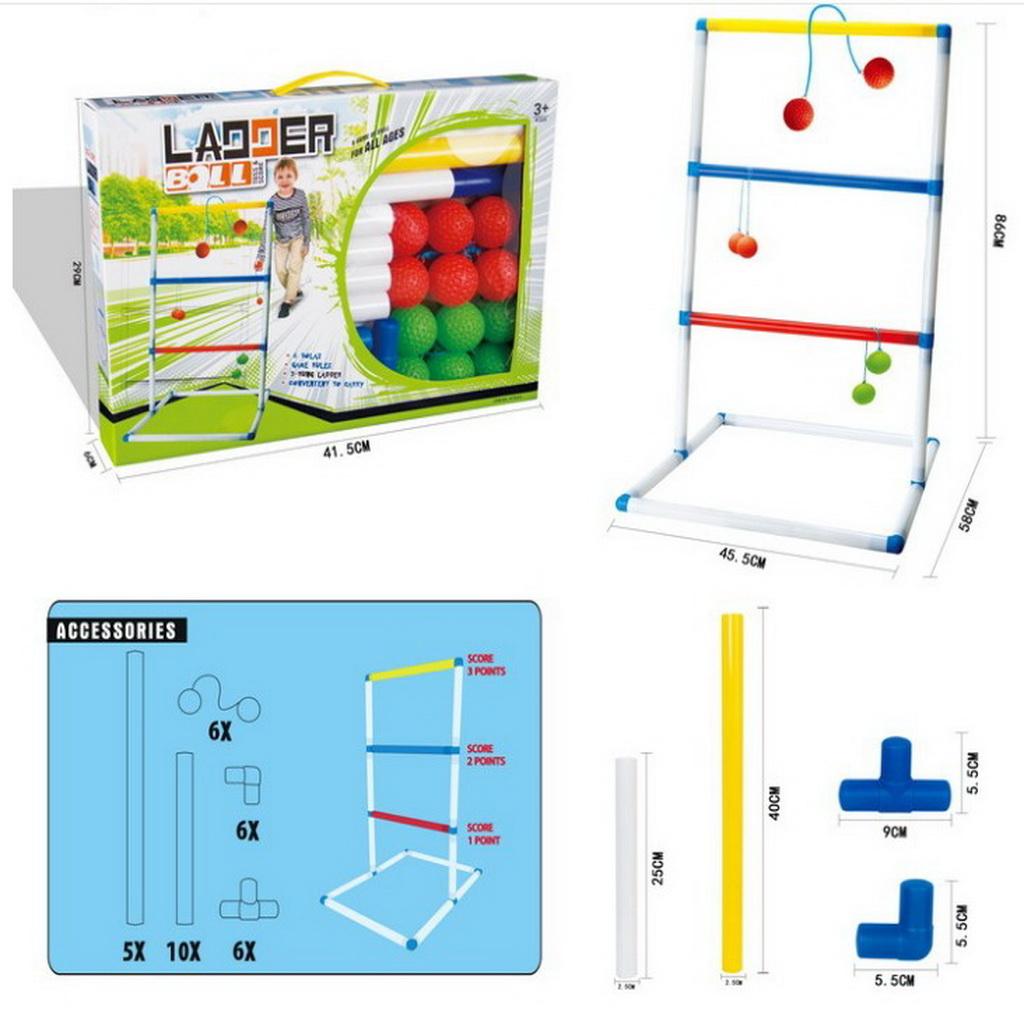 Indoor/Outdoor Ladder Toss Set Interactive Golf Game for Kids Party Birthday