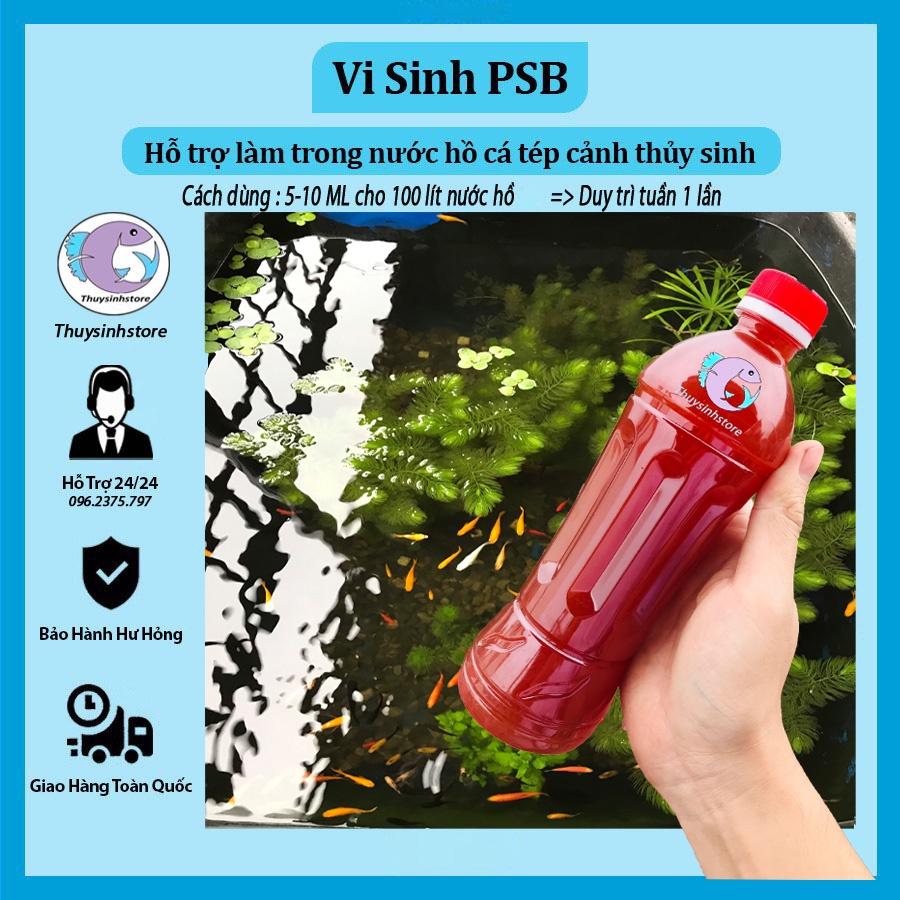 500ml Vi sinh quang hợp Psb làm trong và sạch nước xử lý chất thải hồ cá cảnh thủy sinh