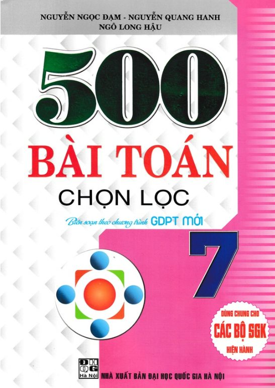 Sách - 500 Bài Toán Chọn Lọc Lớp 7