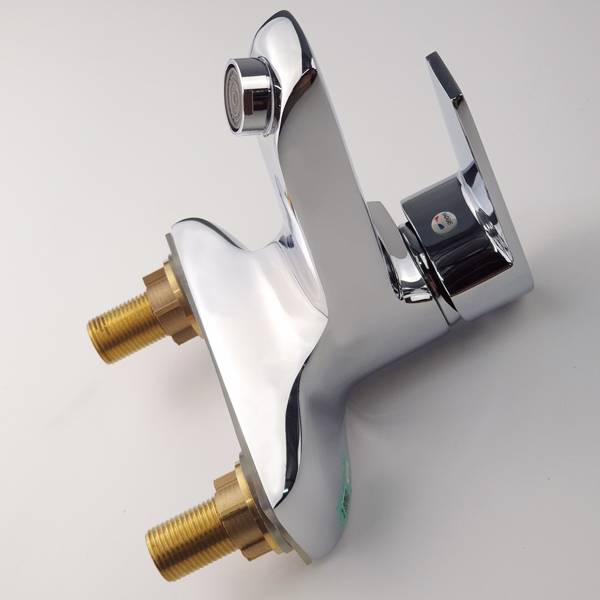 Vòi Lavabo nóng lạnh 2 chân Đồng mạ Chrome Eurolife EL-SUN 03