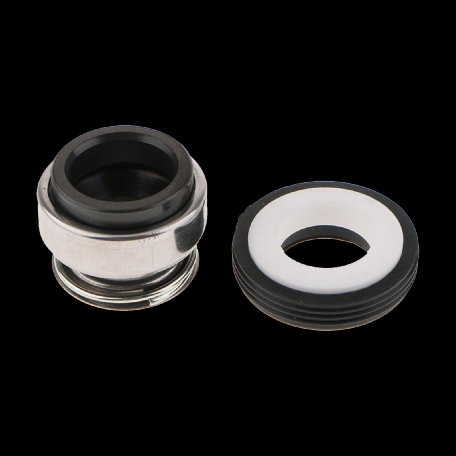 2xWater Oil Pump Seal Mechanical Rubber Seal Oil Pipeline Shaft Seal ID 12mm
