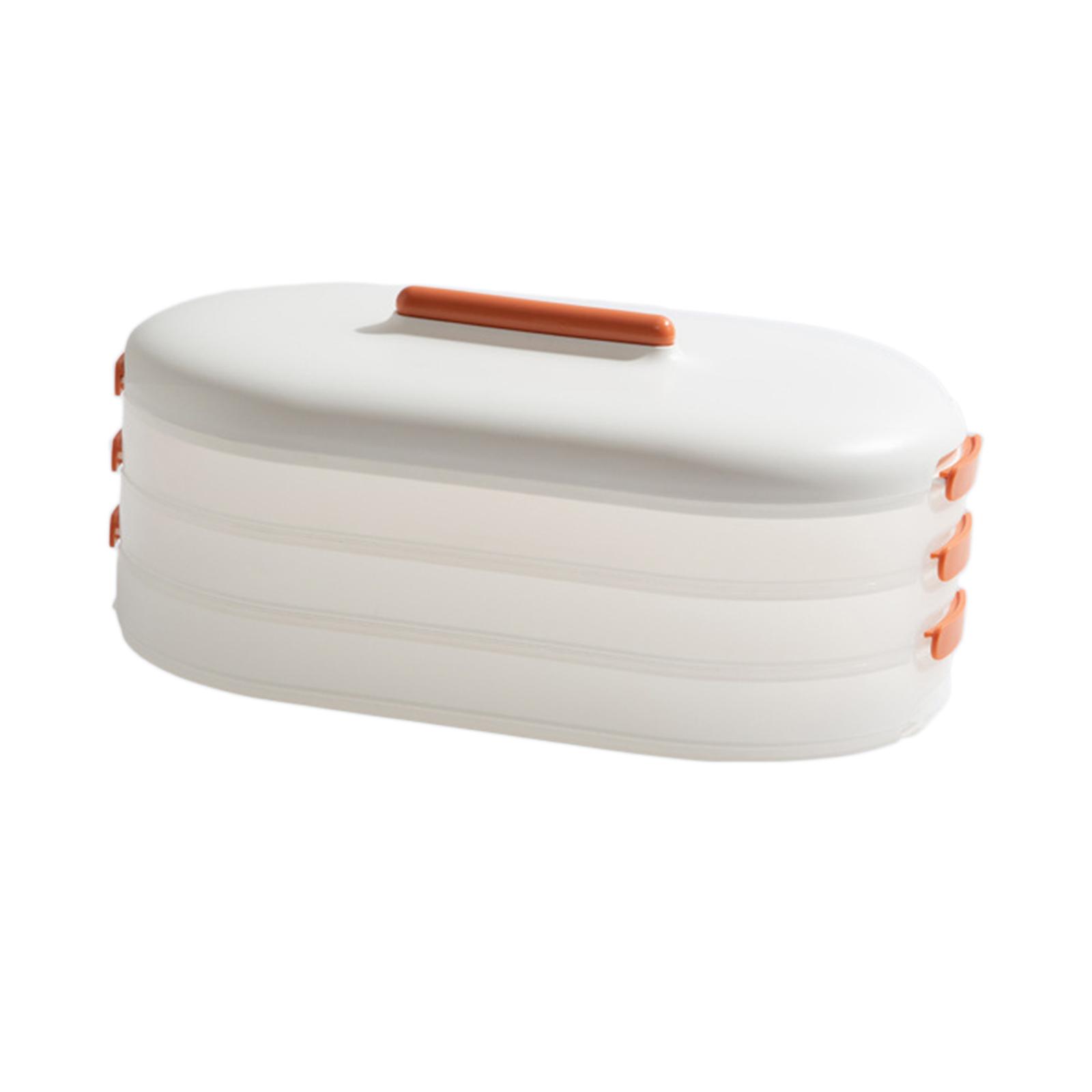 Fridge Food Storage Container Organizer Bins Dumpling Egg Keeper Holder Box