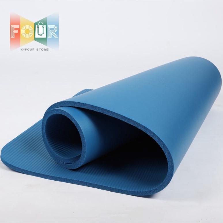 THẢM YOGA NBR KHÔNG TRƠN, TRƯỢT CHẤT LƯỢNG CAO 0.8cm TẶNG KÈM TÚI + DÂY ĐEO