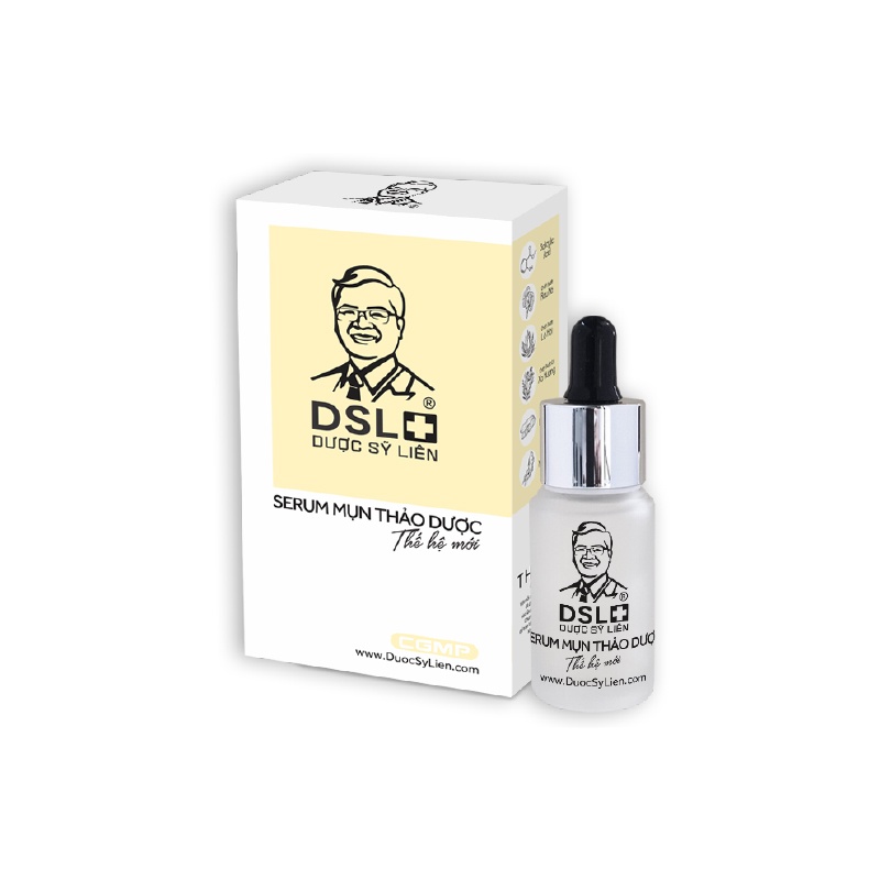 Serum Mụn Thảo Dược Thế Hệ Mới 15G - Dược Sĩ Liên, giúp giảm mụn, sạch da