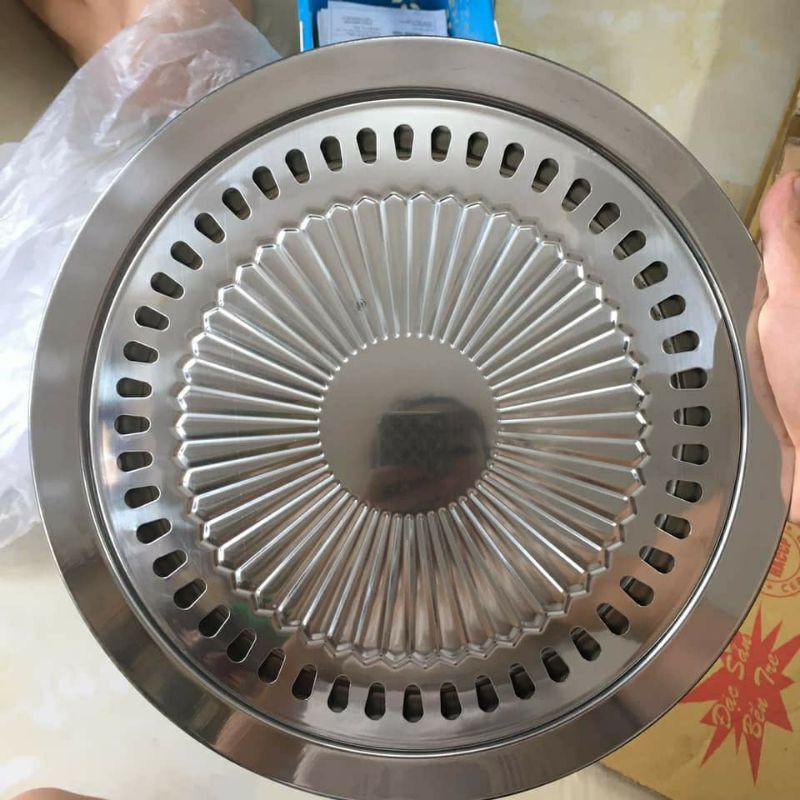 Vỉ nướng rán inox dùng bếp ga hồng ngoại