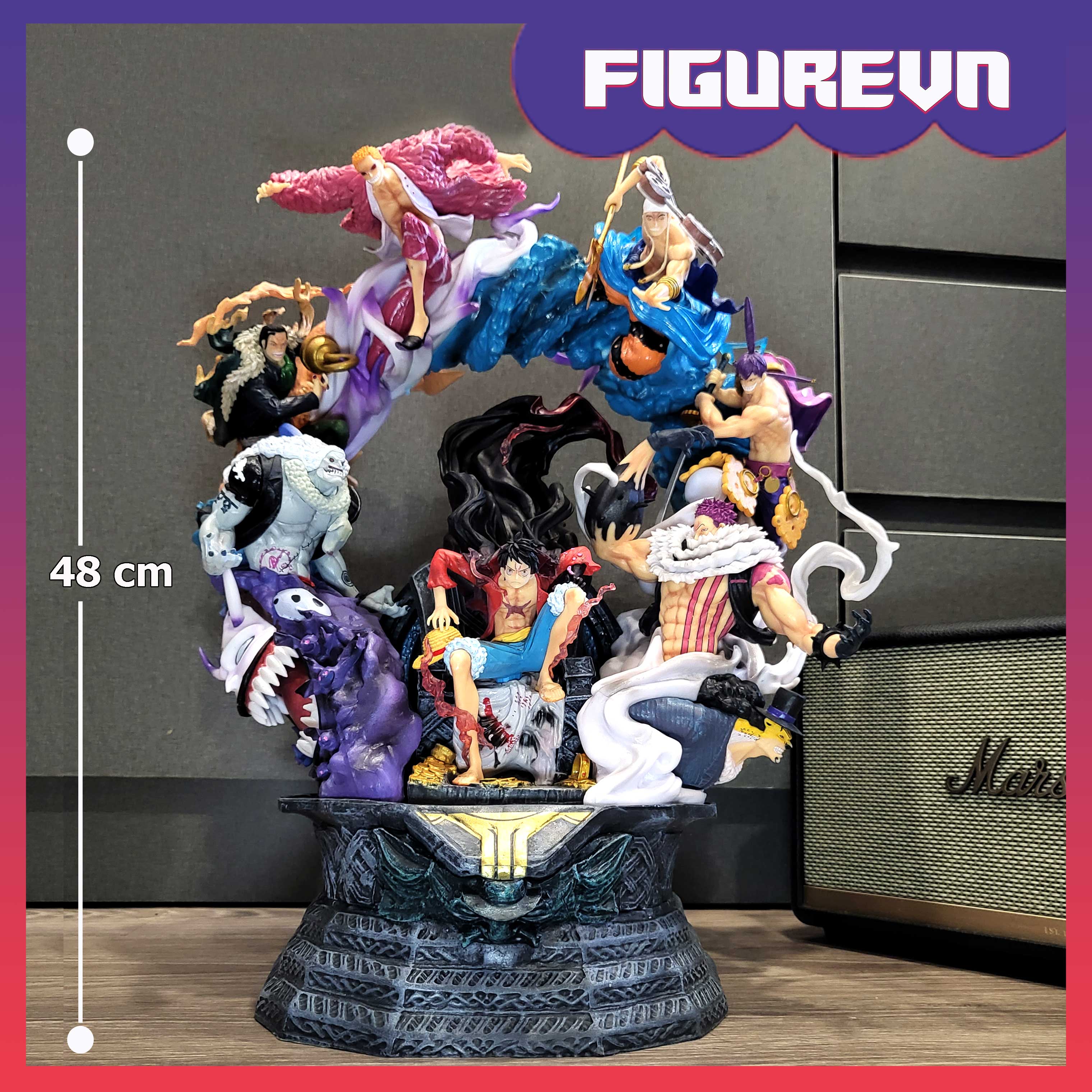 Mô hình Luffy Throne - LS studio - Hàng F1 - One Piece