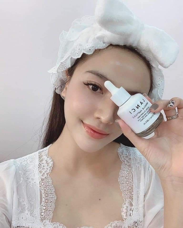 Serum Ampoule Lanci dưỡng trắng da chống lão hoá, giảm nếp nhăn, phục hồi tái tạo da - 50ml
