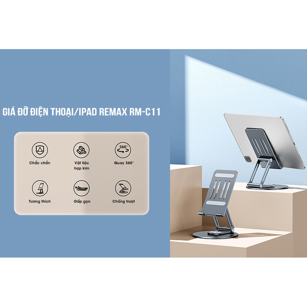 Giá đỡ điện thoại/Ipad Remax RM-C11 - Hàng chính hãng