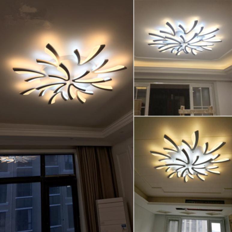 Đèn ốp trần phòng khách GOLDSEEE BCA 3 màu ánh sáng có điều khiển