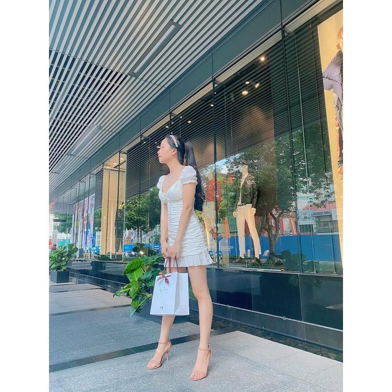 Đầm body trắng