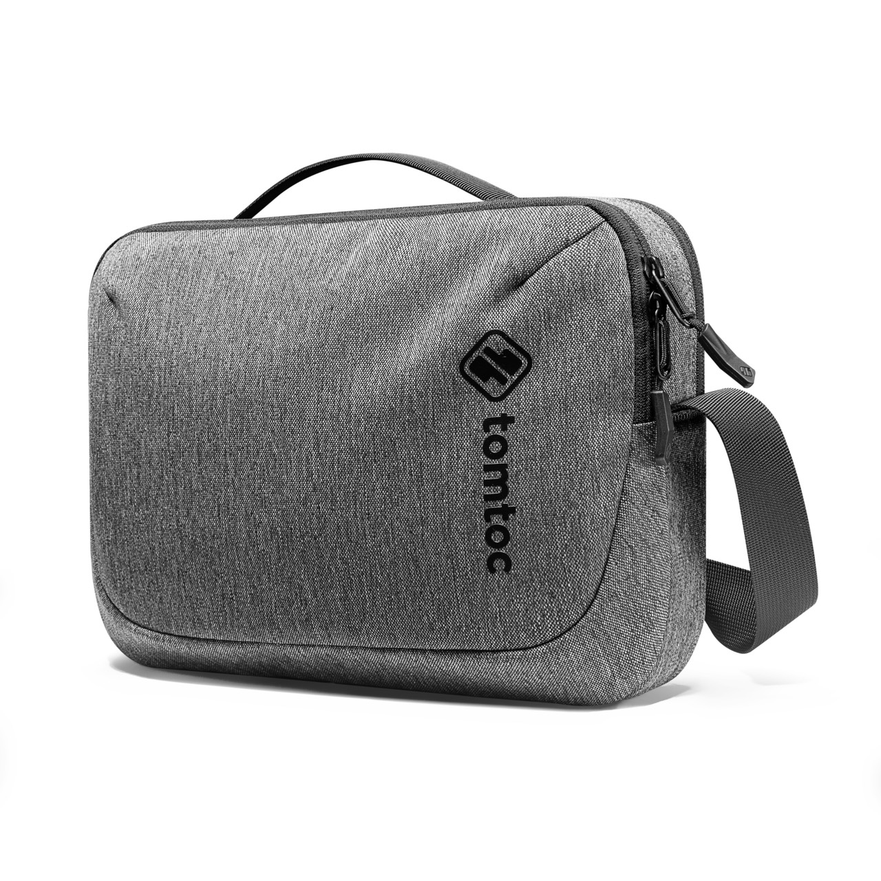 TÚI ĐEO ĐA NĂNG TOMTOC (USA) CROSSBODY FOR TECH ACCESSORIES AND IPAD 10.5/PRO 11INCH/TABLET/NOTEBOOK 11INCH GRAY H02-A01G - Hàng Chính Hãng