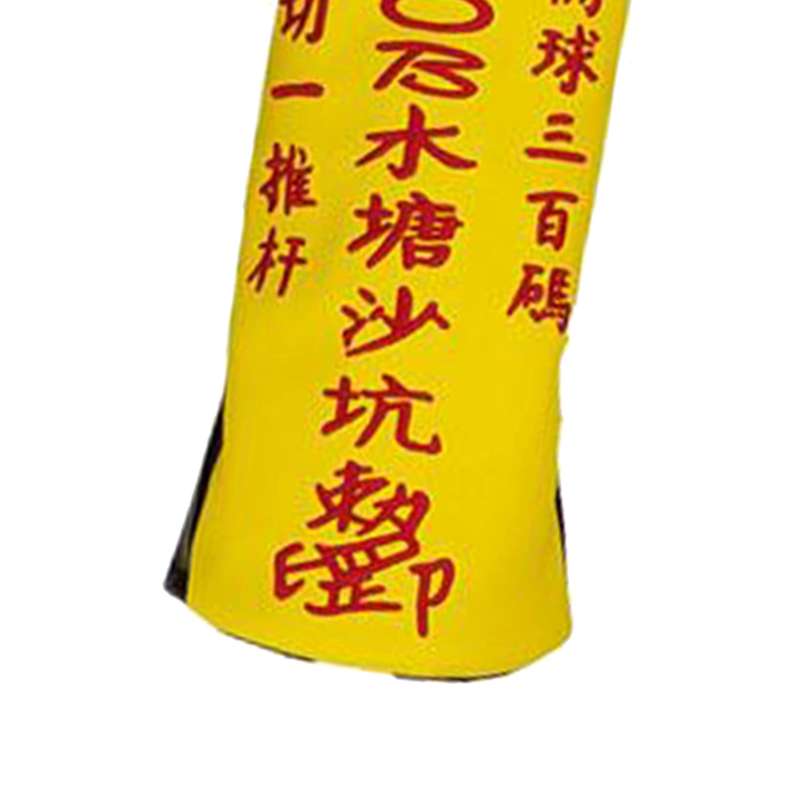 Portable Waterproof Golf Head Cover Mallet Headcover Protector Accs Fits All Driver Clubs with Interchangeable No. Tags