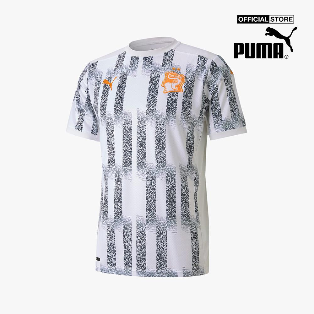 PUMA - Áo thun thể thao nam Teamsport Ivory Coast Away Replica 756709-04