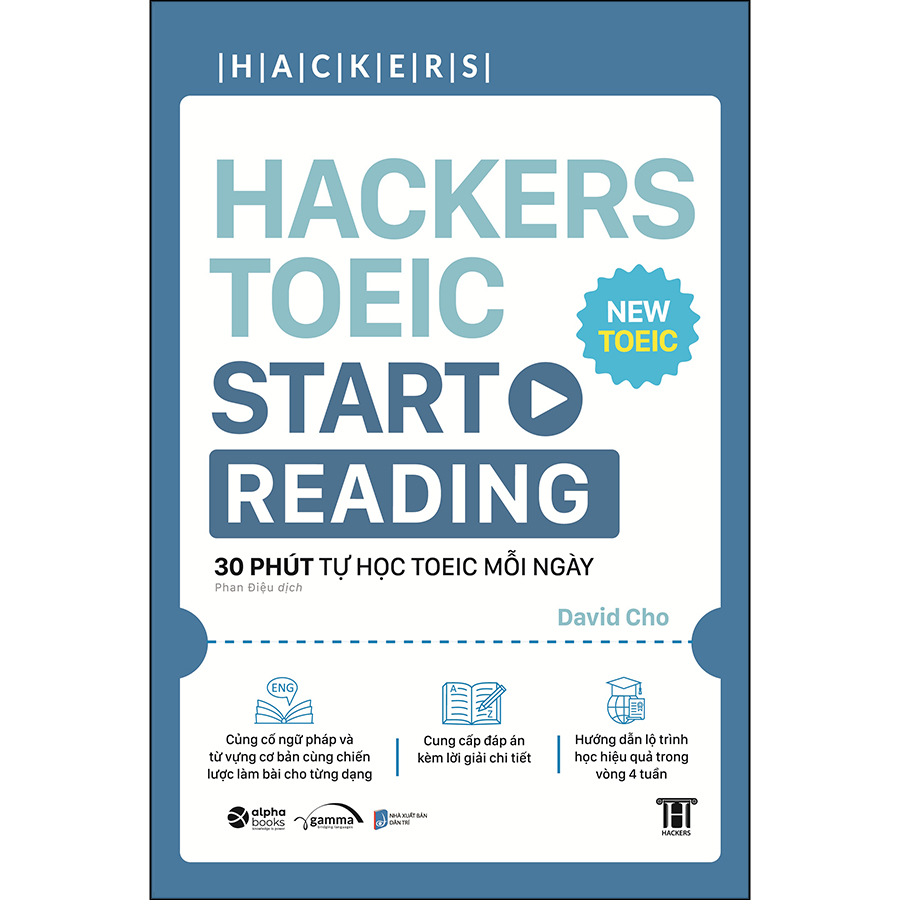 Trạm Đọc Official | Hackers Toeic Start Reading ( Tái bản)