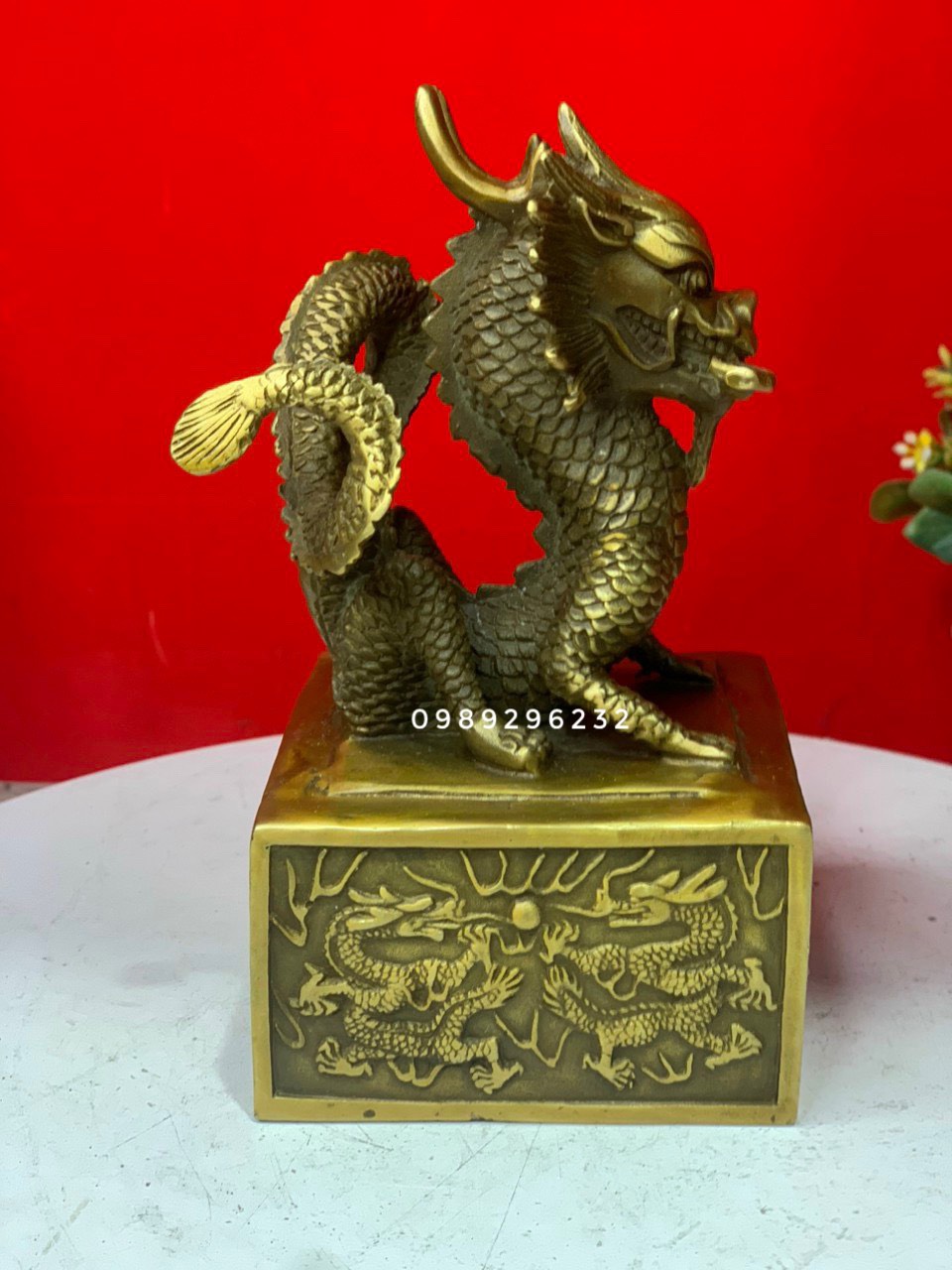 Ấn Rông phong thuỷ bằng đồng