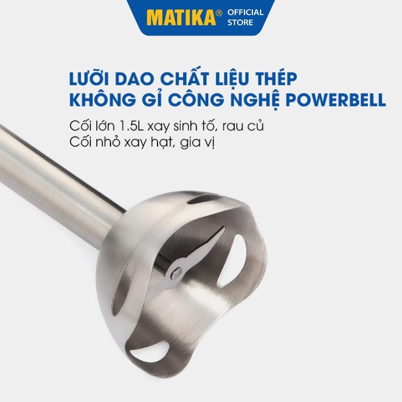 Máy Xay Sinh Tố Cầm Tay MATIKA Đa Năng MTK-3131 - Hàng Chính Hãng