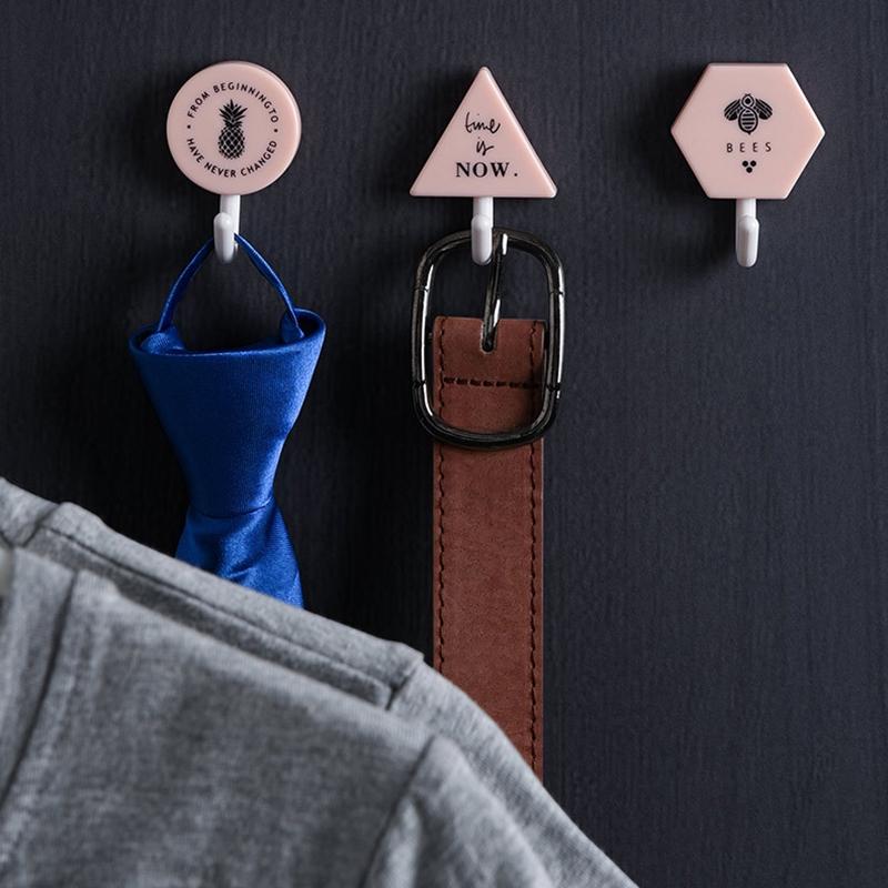 Set 3 Móc Dán Tường Treo Vật Dụng Tiện Lợi