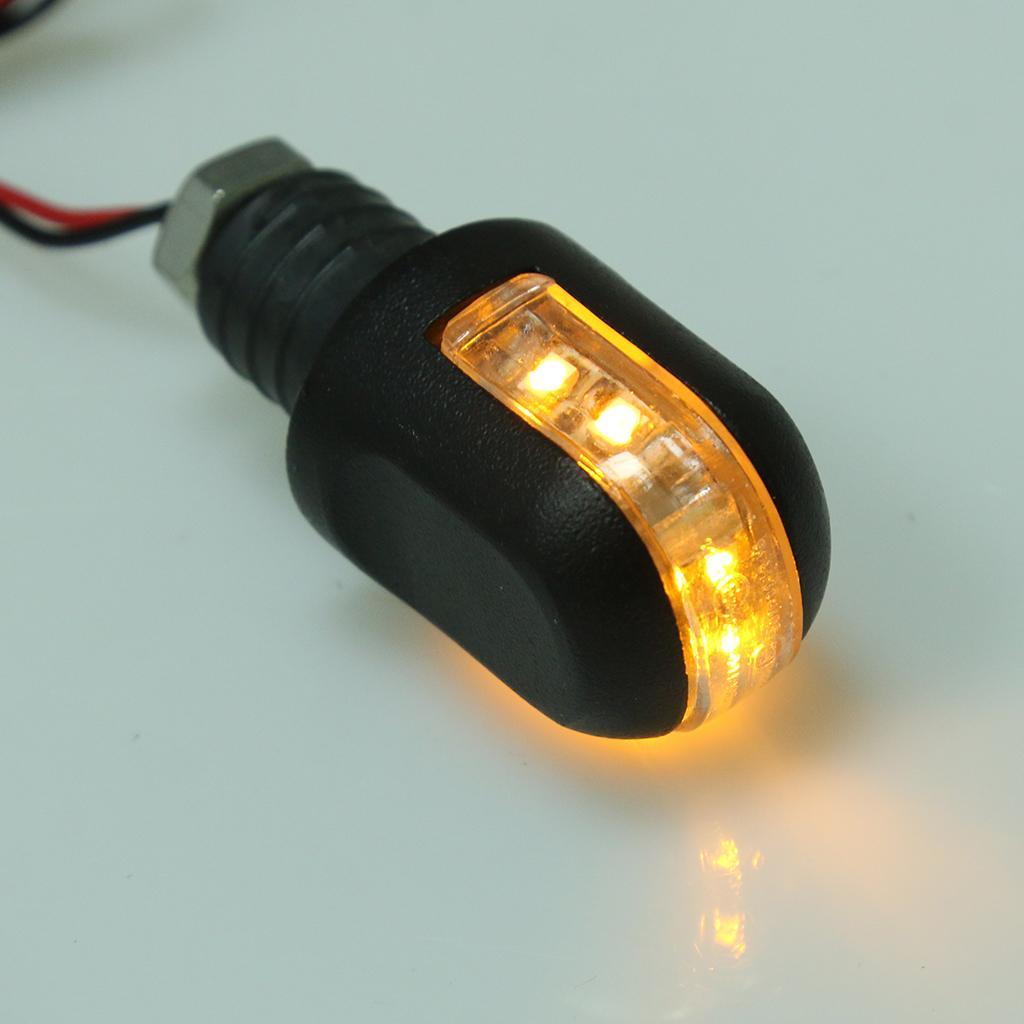 Motorcycle 22mm 7/8'' Handlebar LED  Blinker Indicator Light 12V