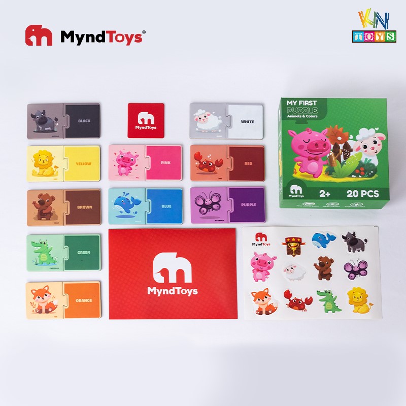 Đồ Chơi Xếp Hình Ghép Cặp MyndToys - My First Puzzle (Cho Bé Từ 2 Tuổi - Nhiều Chủ Đề)