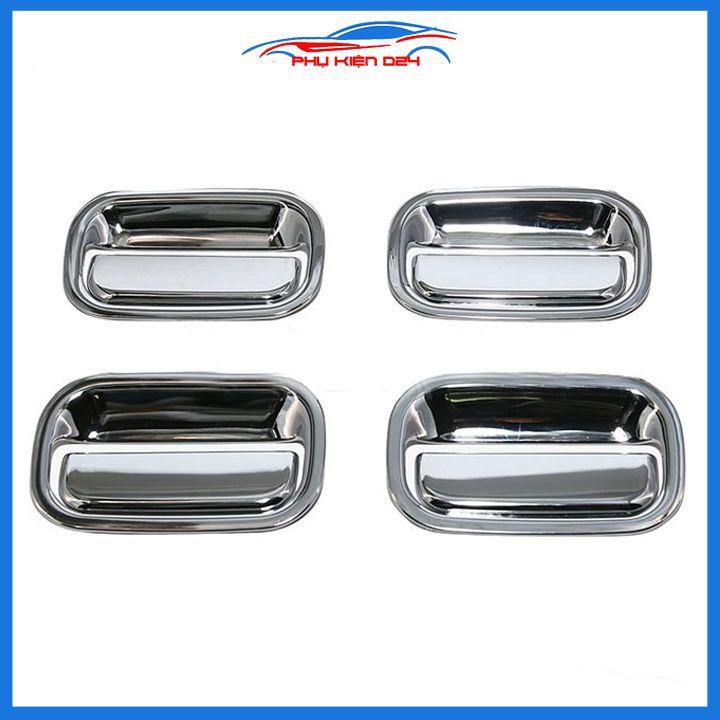 Ốp tay hõm mạ crom Toyota Wigo sáng bóng chống trầy bảo vệ cửa xe ô tô