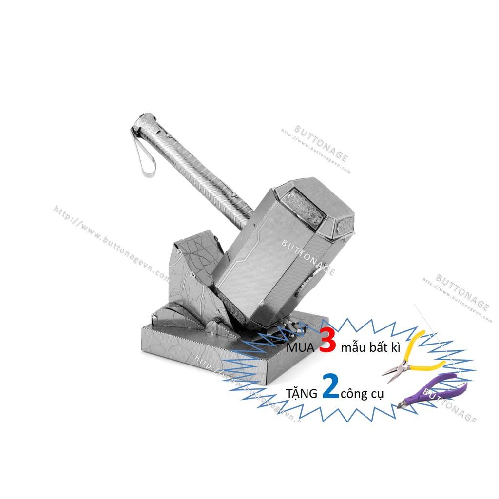 Mô Hình Lắp Ráp 3d Búa thần Mjolnir