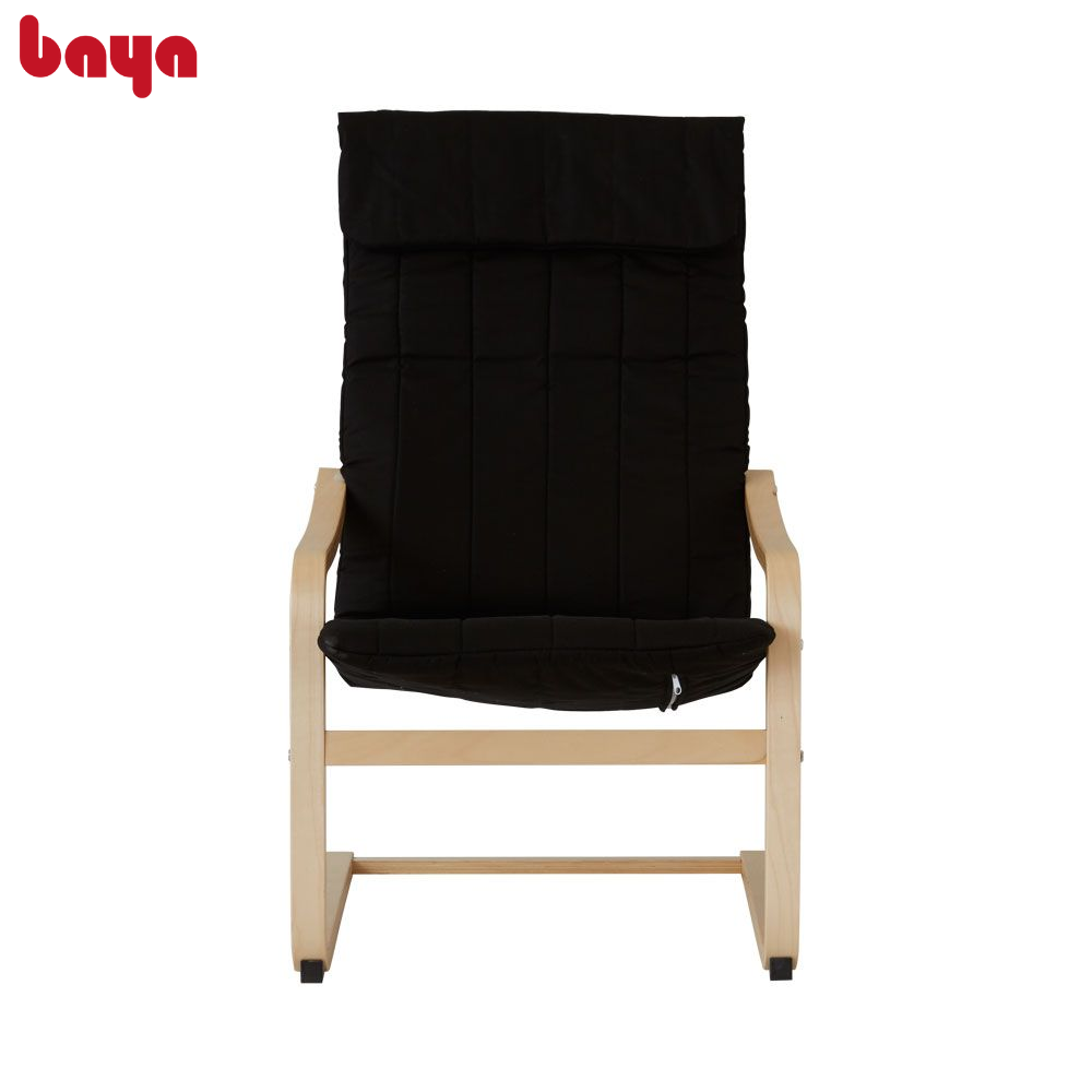 Ghế Bành Phong Cách Bắc Âu BAYA VIKING ALVAR Khung Gỗ Ván Ép Chắc Chắn, Đệm Ngồi Vải Cotton Mềm Mại Êm Ái Và Kiểu Dáng Uốn Cong Đẹp Mắt 1053654