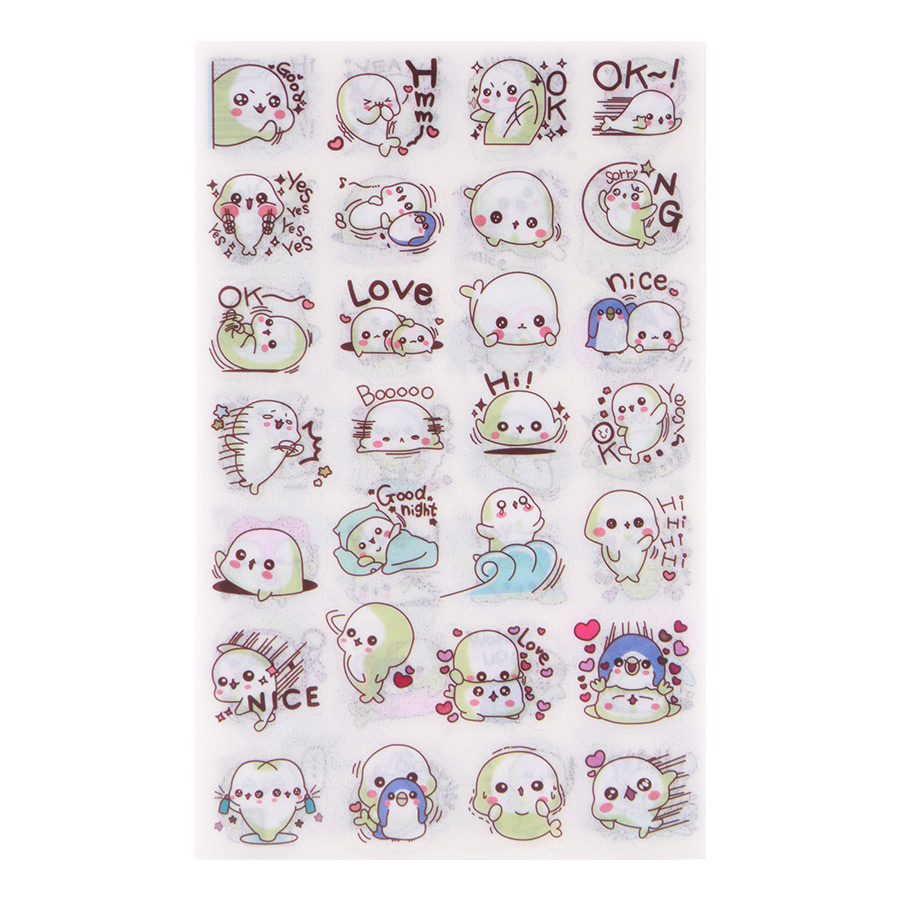 Bộ 6 Tấm Sticker Dán Trang Trí - Pet