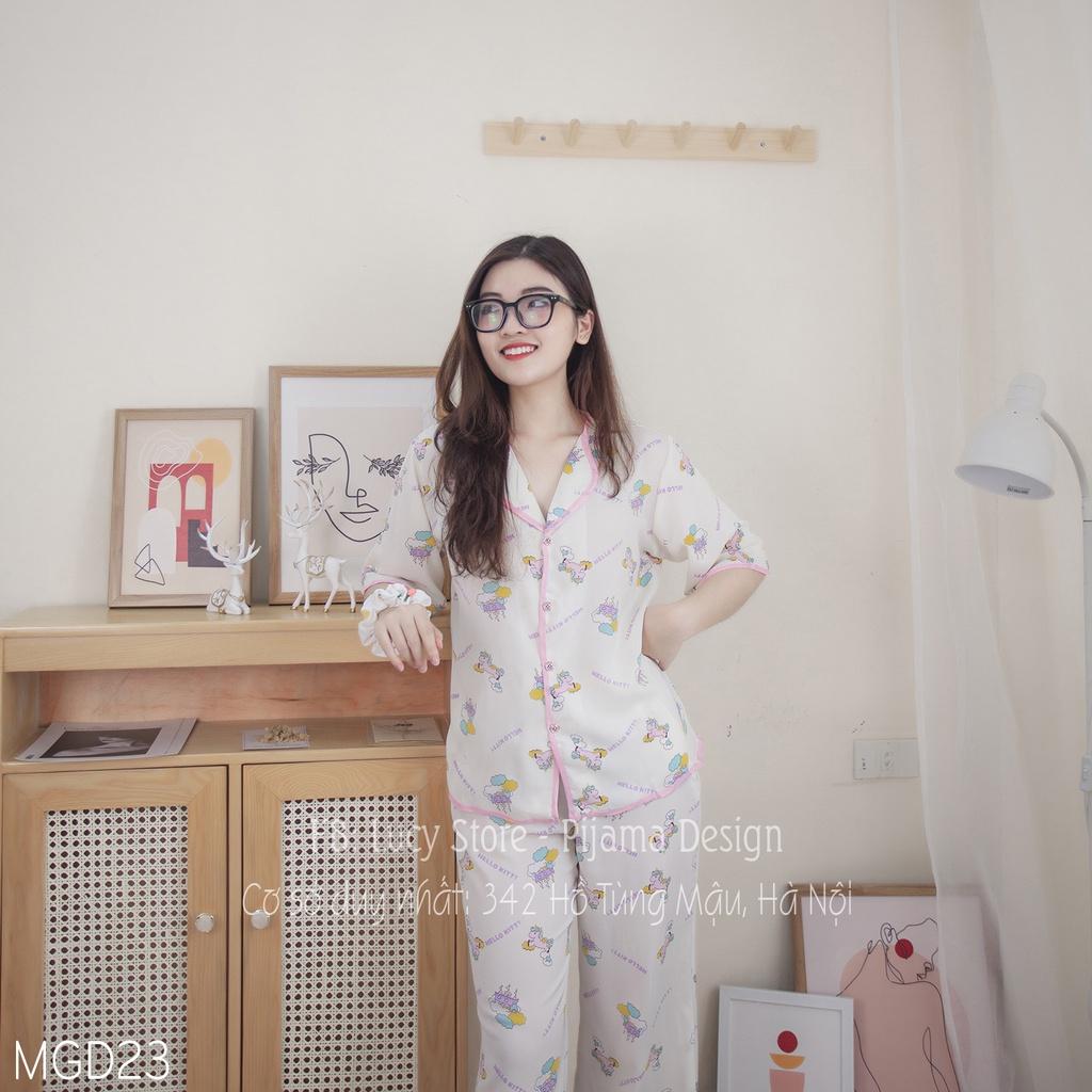 Pijama Nữ Lụa, Đồ Ngủ Lụa Mát Hàng Siêu Cấp