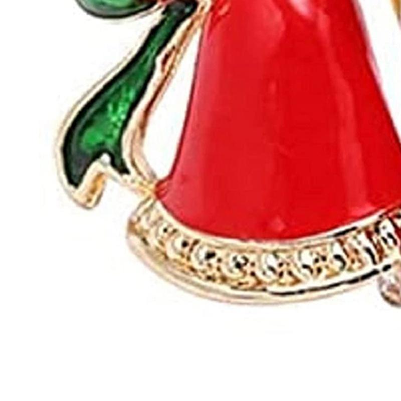 Christmas Bell Napkin Ring,Xmas Napkin Ring Holders for Dinning Table Parties Wedding Everyday, Table Accessories 6Pcs