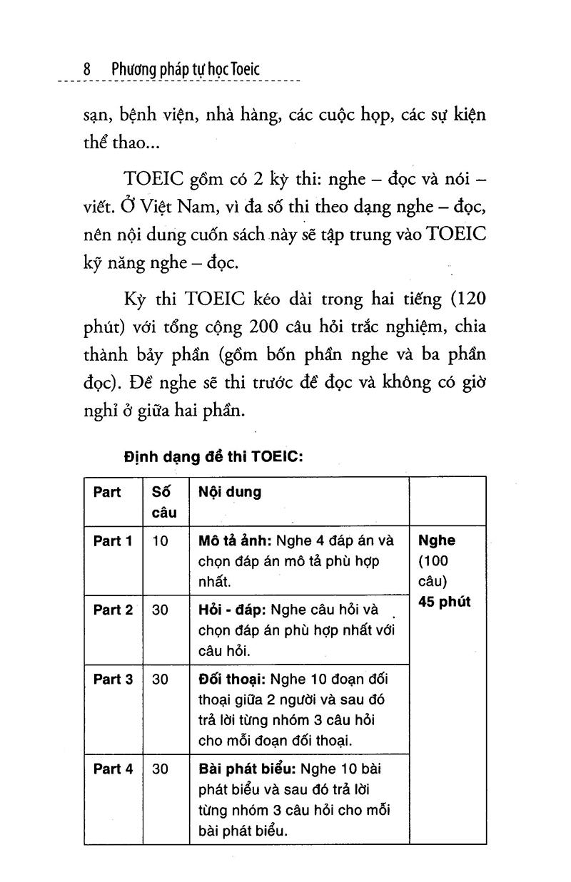 Phương Pháp Tự Học Toeic (Tái Bản)