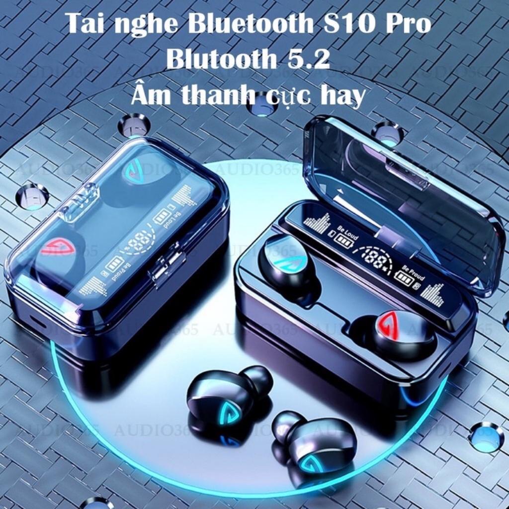 Tai nghe bluetooth Minpro S10 Pro, tai nghe không dây cảm ứng, có mic, nghe nhạc