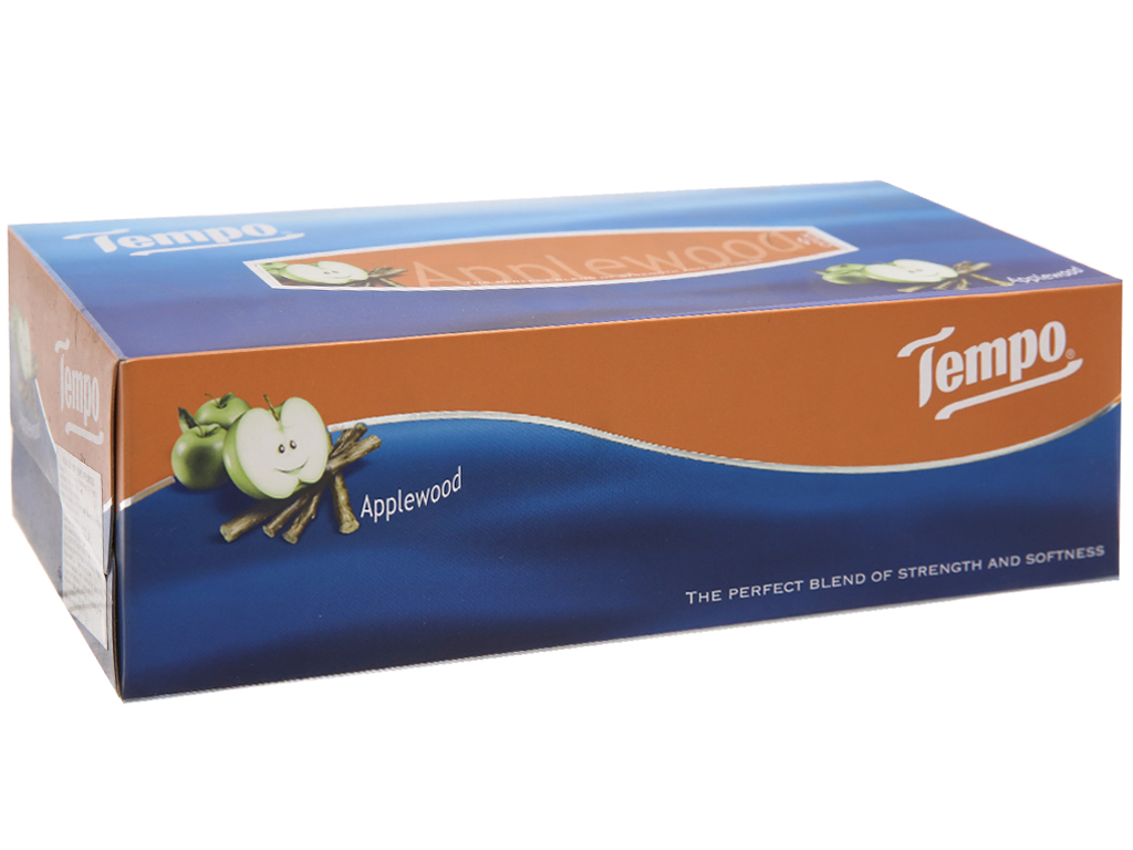 Khăn giấy hộp cao cấp Tempo Box Apple 90Tờ/Hộp