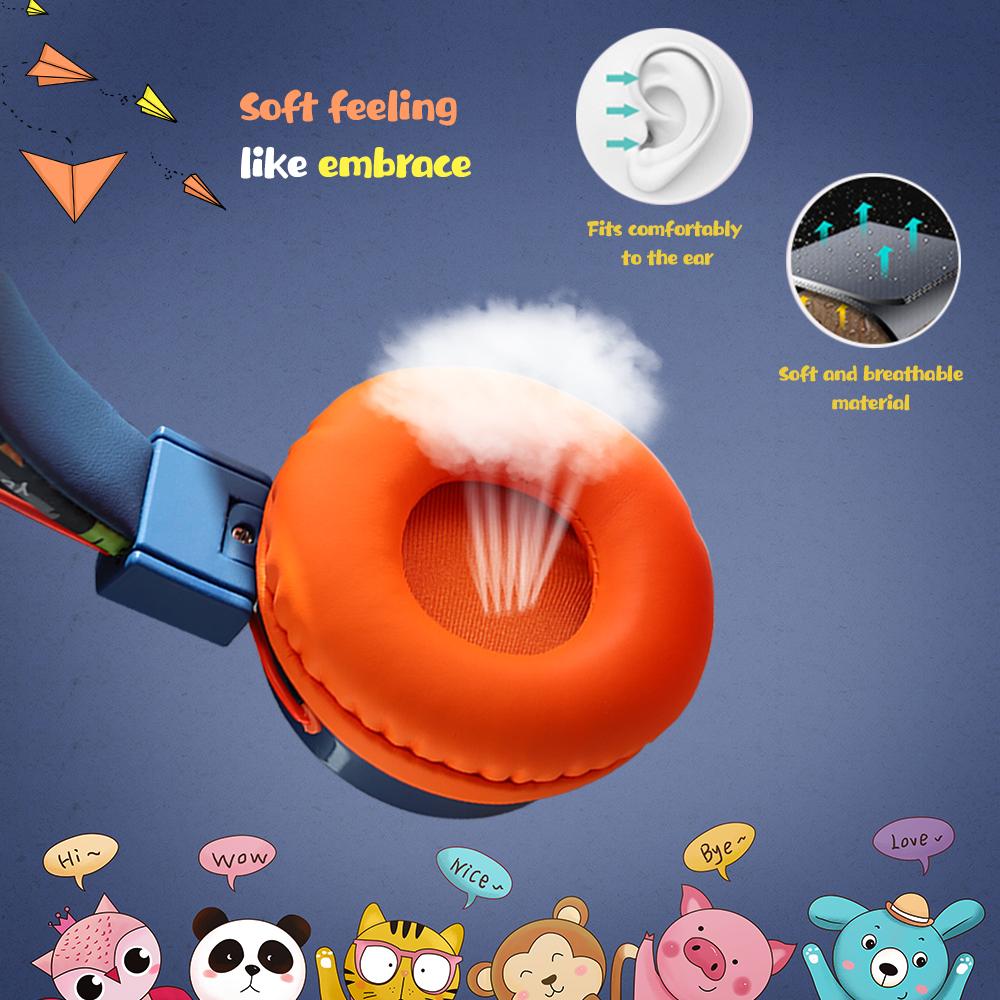 Có Dây Tai Nghe Có Micro Bé Gái Bé Trai Nhạc Stereo Tai Nghe Máy Tính Game Thủ Trẻ Tai Nghe Có Thể Gập Gọn Tai Nghe Trẻ Em Quà Tặng