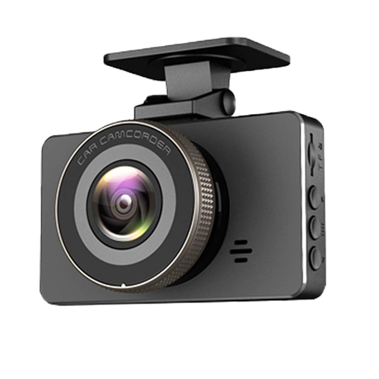 Full HD 1080P Car Driving Dash Cam, Auto G-Sensor, 3" LCD 170° Wide Angle Night Vision, Loop Recording, Single Front Digital Dashboard