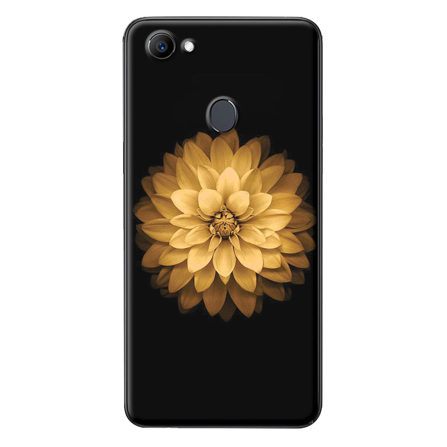 Ốp Lưng Dành Cho Điện Thoại Oppo F7 Hoa Vàng