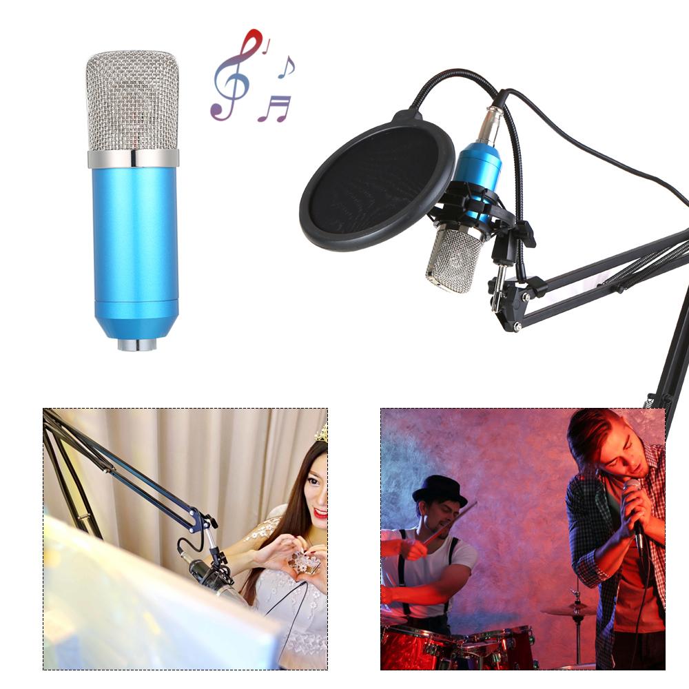 Micrô ngưng tụ BM700 chuyên nghiệp Micrô ghi âm Micrô mic hát KTV hát Bộ ghi âm phòng thu âm