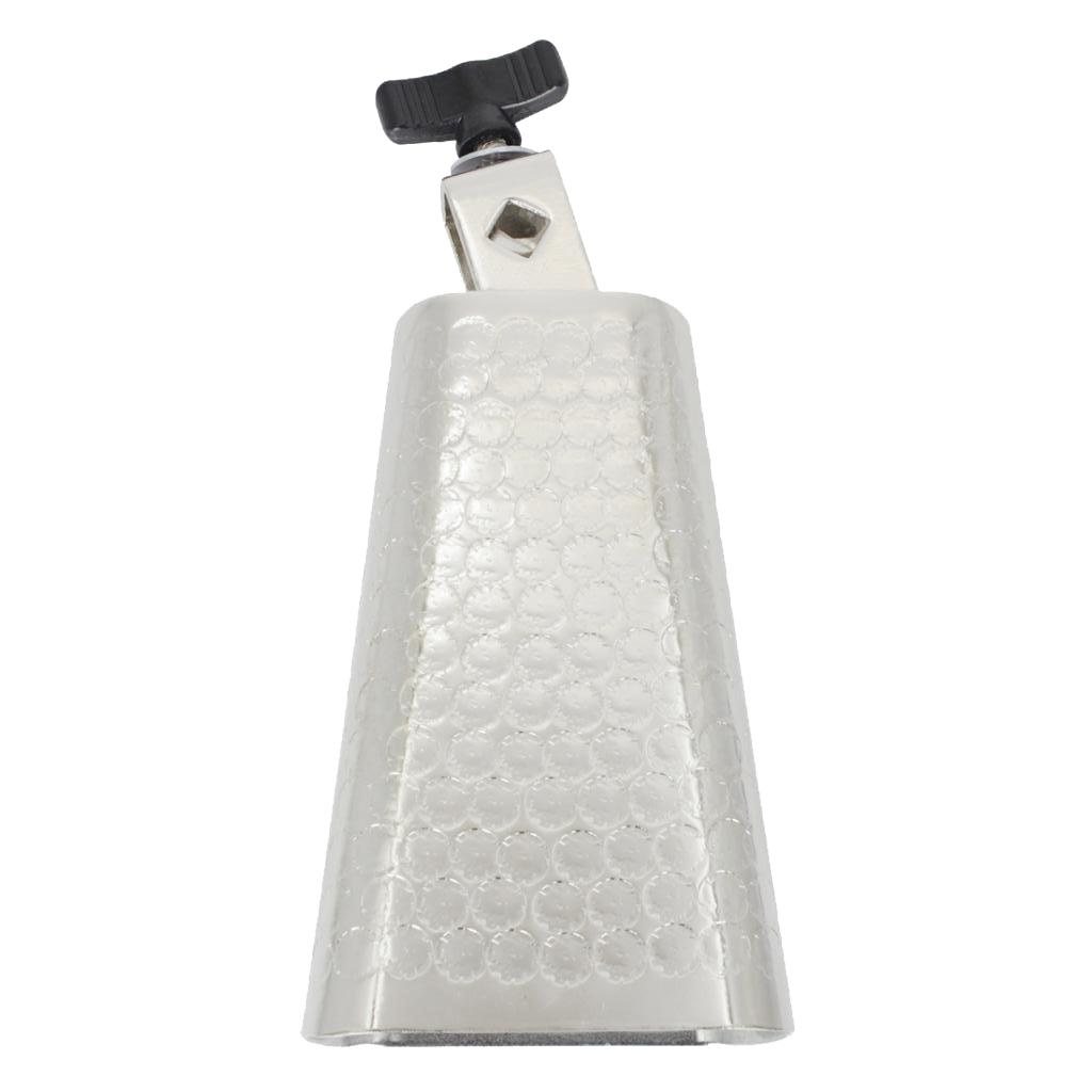 6 inch Kim Loại Thép Không Gỉ Bò Chuông Tiếng Ồn Máy Làm có Tay Cầm cho Bộ Trống Bộ Bộ Gõ