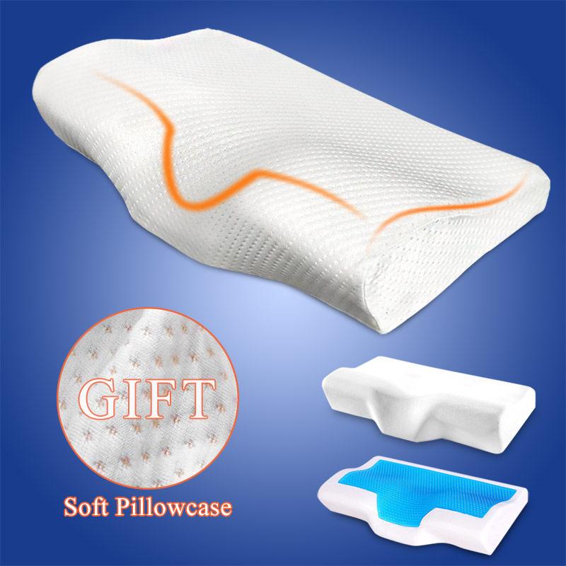 Chỉnh Hình Mút Gối 50x3 0Cm/60X35Cm Đàn Hồi Chậm Mềm Băng Gel Mát Gối thoải Mái Thư Giãn Cổ Tử Cung Cho Người Lớn Gối
