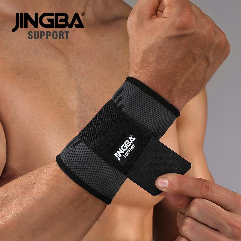 1 Dây đeo cổ tay đàn hồi thoáng khí Hỗ trợ Nẹp hỗ trợ thể thao an toàn 7110 Color: Black Size: XL