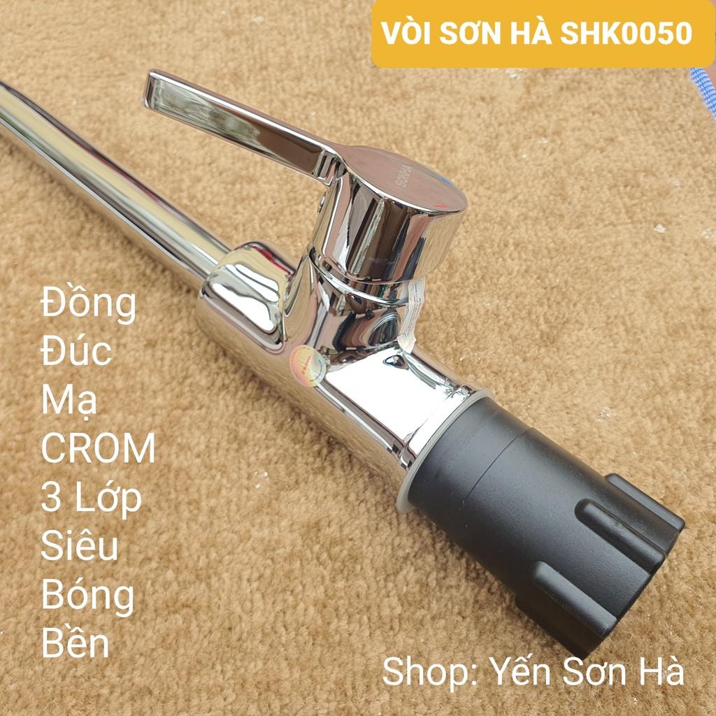 Vòi rửa bát Sơn Hà SHK0050, vòi bếp rửa chén nóng lạnh