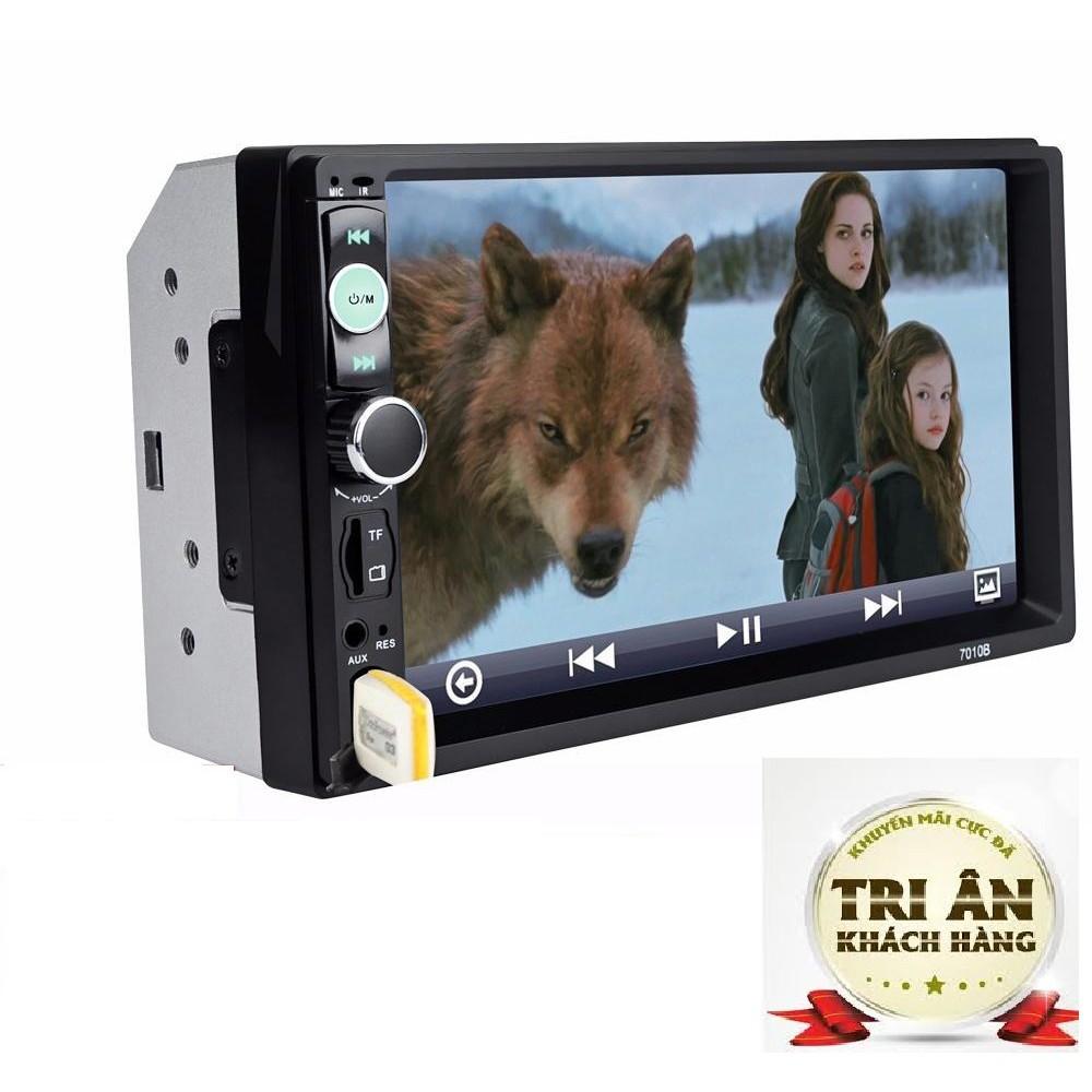 Màn hình cảm ứng cho xe ô tô HD7 '' Bluetooth Xe MP5 Player FM Radio, video, cam lùi TẶNG MẶT DƯỠNG