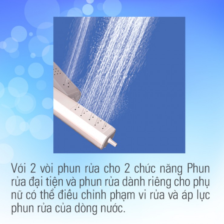 Nắp Bồn Cầu Điện Tử INAX CW-KA22AVN Bảng Điều Khiển Từ Xa