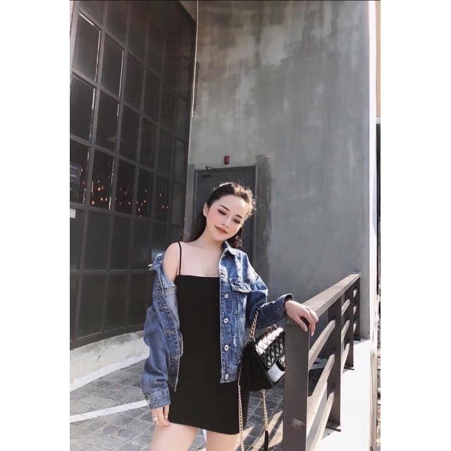 VÁY LEN 2 DÂY SIÊU ĐẸP