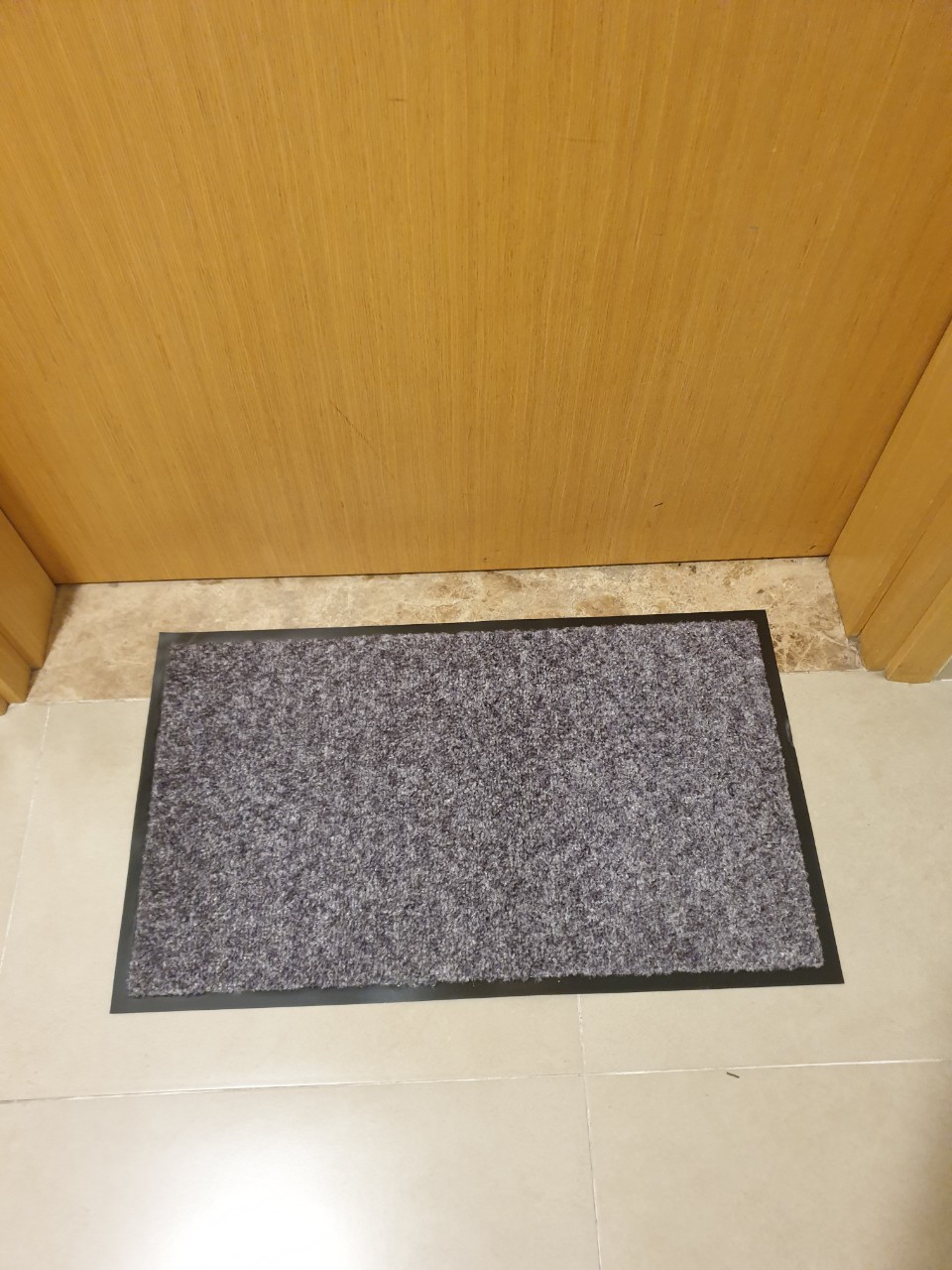 Thảm Welcome cao cấp kích thước 60x90CM CONDOR Đế cao su chống trượt DOORMAT Xám lông chuột