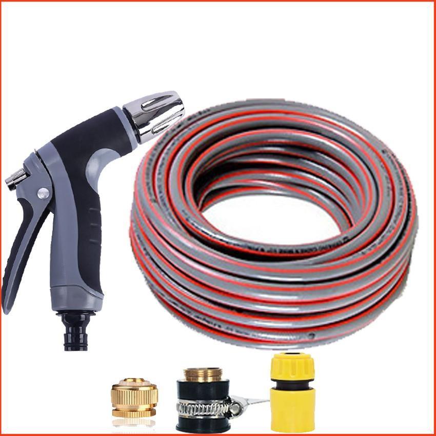 Bộ dây và vòi xịt rửa xe tưới cây tăng áp 3-5m 206817