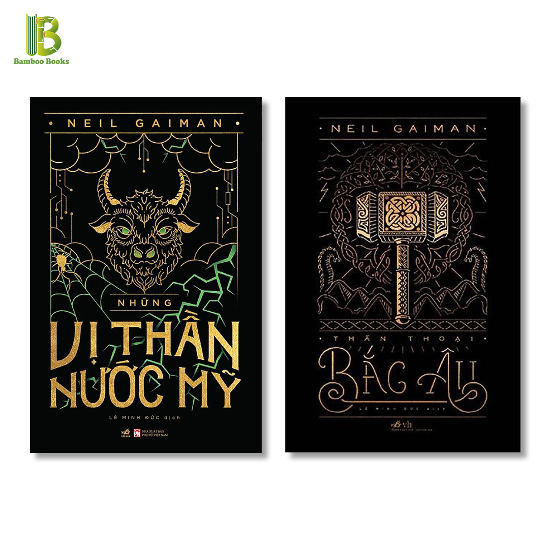 Combo 2 Tác Phẩm Của Neil Gaiman: Những Vị Thần Nước Mỹ + Thần thoại Bắc Âu (Tặng Kèm Bookmark Bamboo Books)