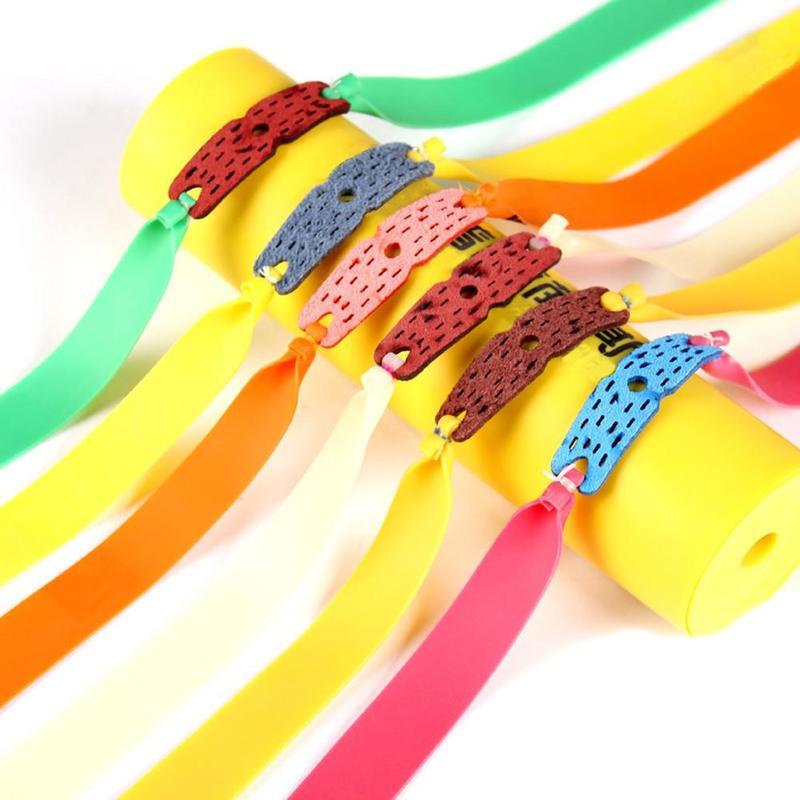 Độ dày 10pcs 0,65mm-1.0mm Slingshot ngoài trời SlingShot Mạnh mẽ Băng tay cao su phẳng Thể thao Catapult Tubing Cung cấp Màu sắc: MixColor