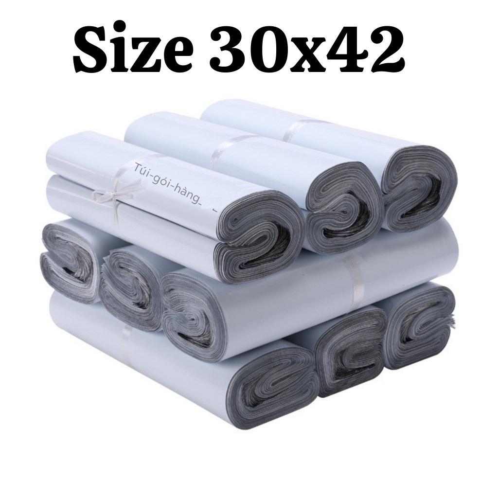 Túi Gói Hàng Cao Cấp & Thông Dụng Size 30x42 Màu Trắng