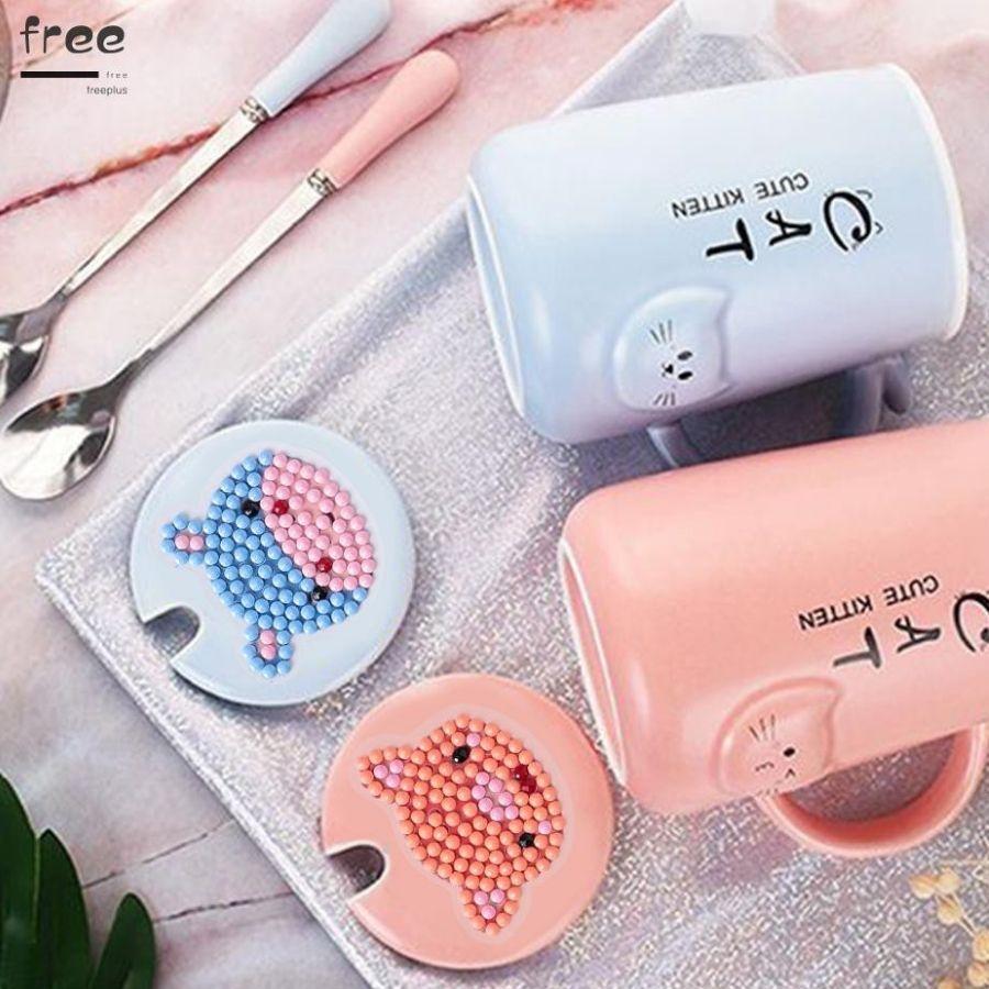 Sticker Đính Đá Mini Tranh Đính Đá Tạo Hình Dán Trang Trí Hình Động Vật